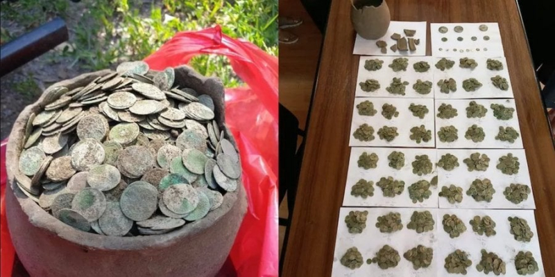 Група археологів-аматорів знайшла в&nbsp;румунському лісі тисячі середньовічних монет