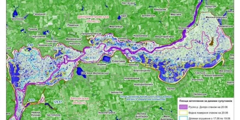 Каховське водосховище перетворюється на річку&nbsp;&mdash; українські екологи