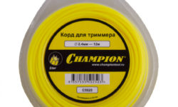 Леска для триммера Champion Star (C5025) звезда 2,4 мм х 12 м желтый