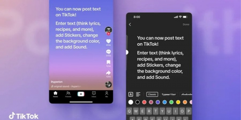 Стопами Instagram. У&nbsp;TikTok додадуть можливість публікувати короткі текстові повідомлення