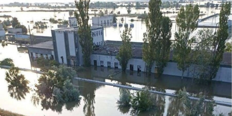 Він був такий один. Після підриву Каховської ГЕС затопило єдиний в&nbsp;Україні осетровий завод&nbsp;&mdash; фото
