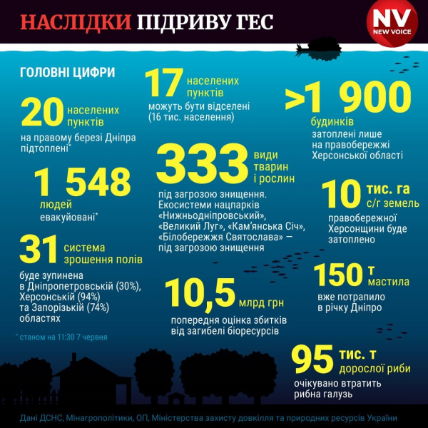 Він був такий один. Після підриву Каховської ГЕС затопило єдиний в&nbsp;Україні осетровий завод&nbsp;&mdash; фото