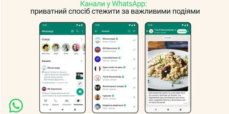 Ви&nbsp;чекали на&nbsp;це? Whatsapp запускає канали, схожі на&nbsp;Telegram, але є нюанси